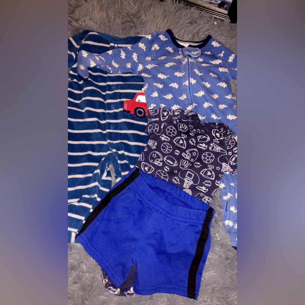 “Blues” set 0-6 baby boy